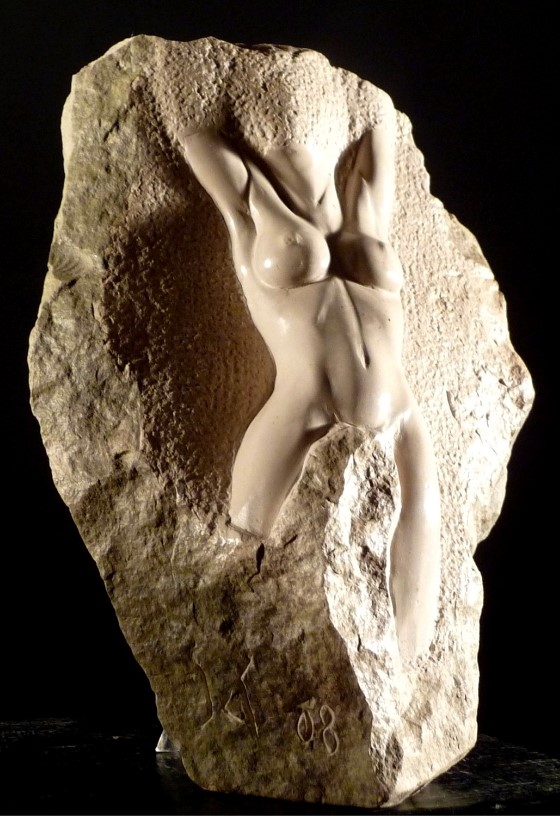 @Ophélia6 - calcaire - (h =21 cm) -