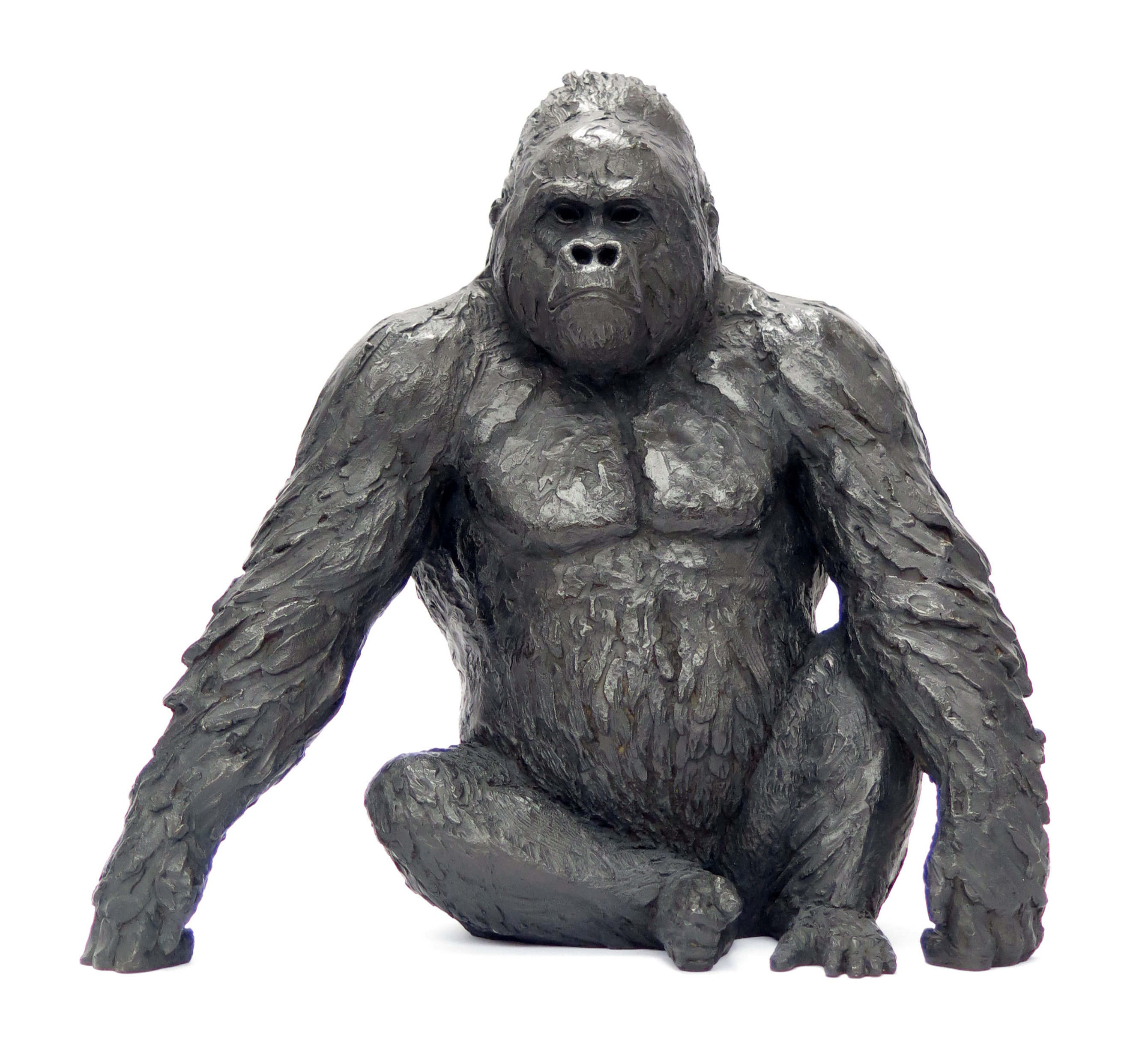 Gorille des plaines  bronze PJ CHABERT 1