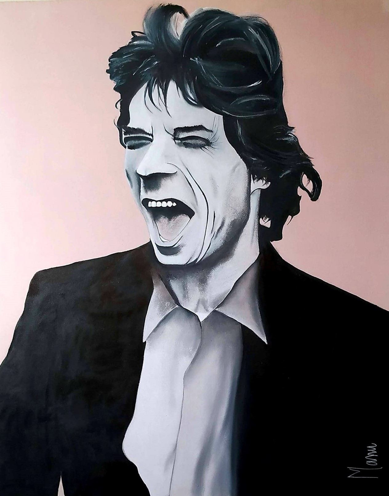 Mick Jagger 100X81