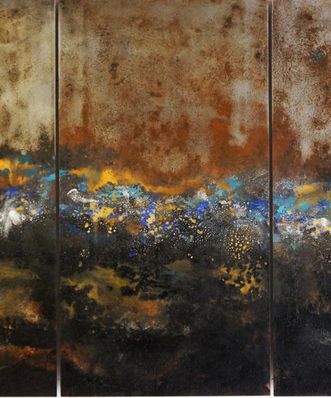 Abstraction corrosive N249-2022 100x150cm,. LD