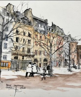 PLACE DAUPHINE 40X50
